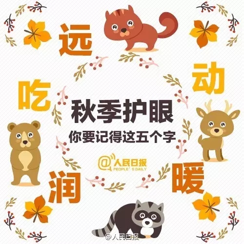 秋季護眼，請記住這“五字訣”