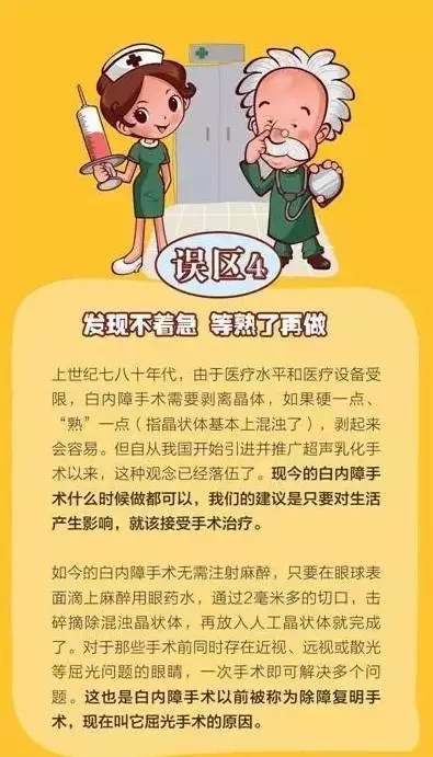 你對白內(nèi)障的誤解有多深？